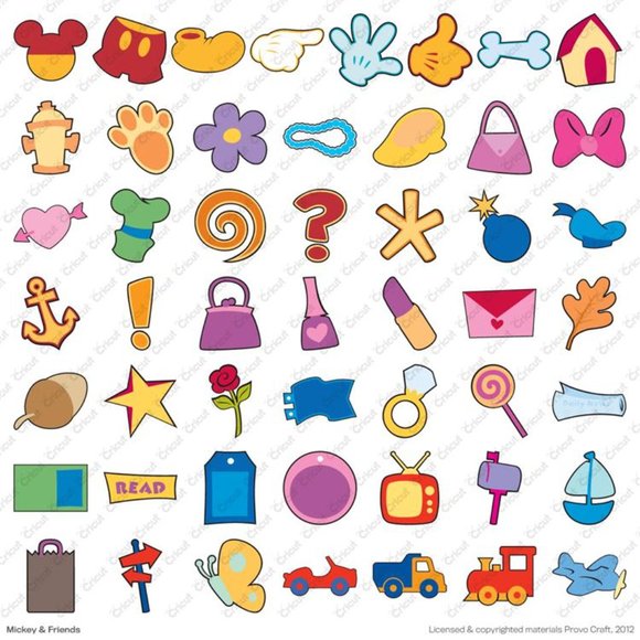 Cricut Disney MICKEY AND FRIENDS shapes - Picture 3 of 16